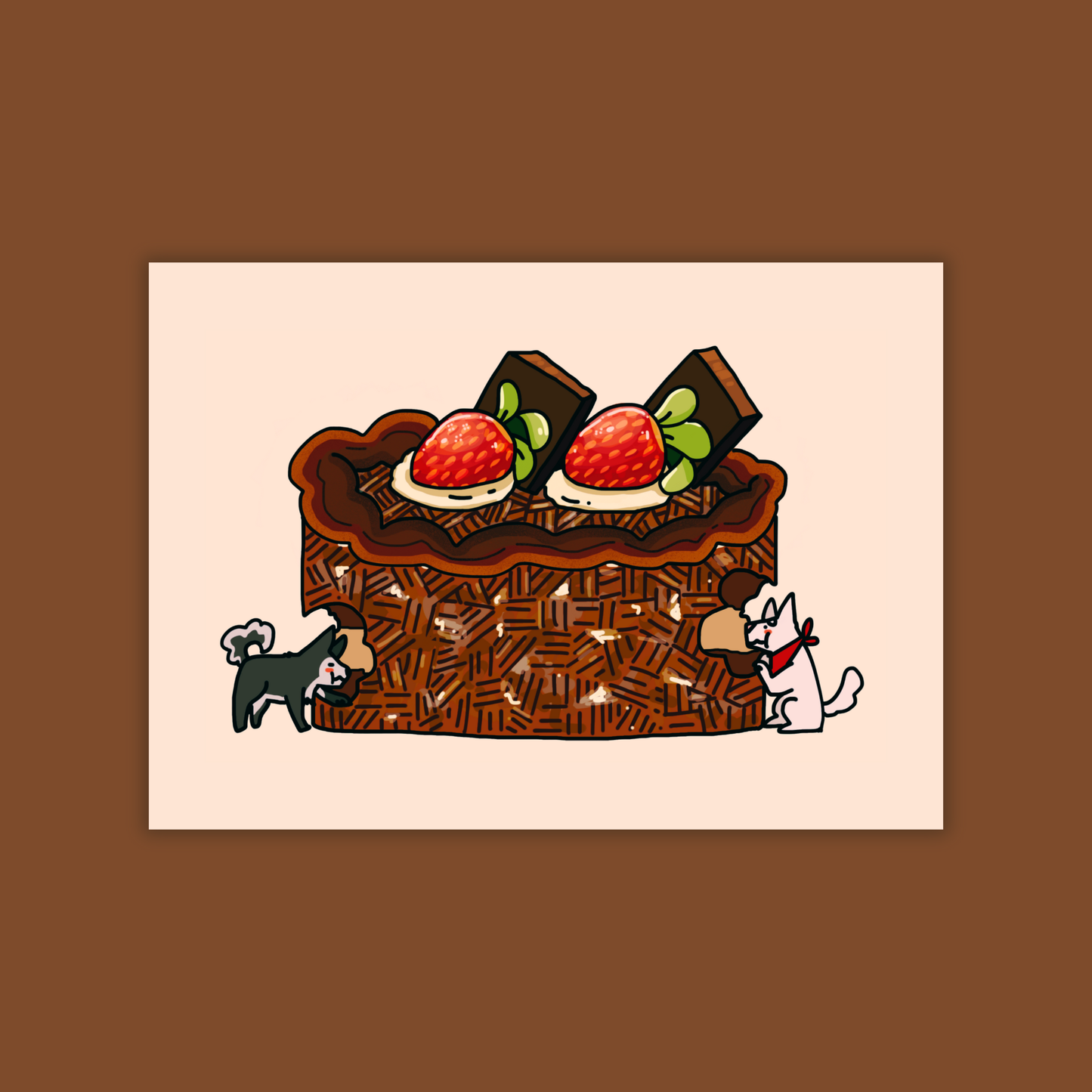 Chocolate Cake Print