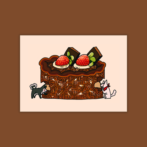 Chocolate Cake Print