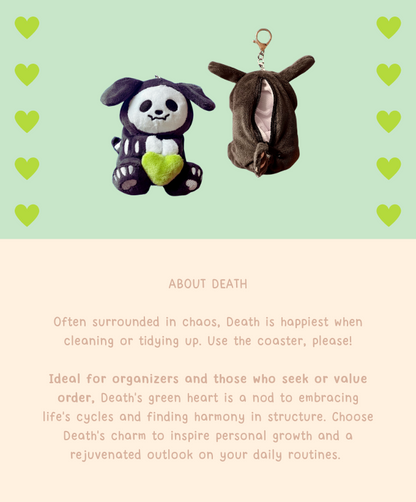 Death Plush Keychain (Fundraiser Item)