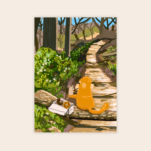 Donuts on a Trail Print