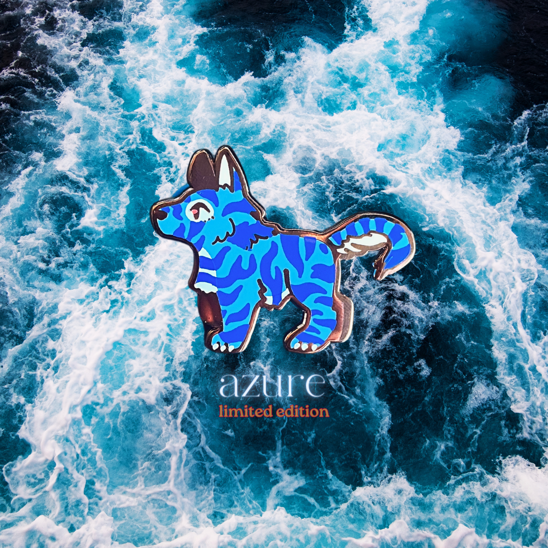 Azure Tiger Pin • APR '24 LIMITED EDITION