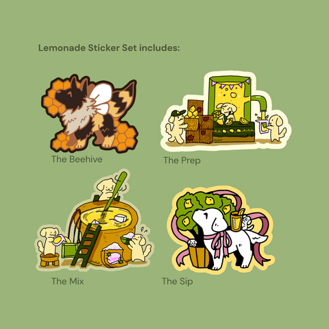 Lemonade Sticker Set