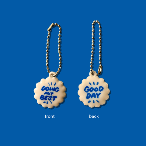 Good Days Ahead Puffy Keychain