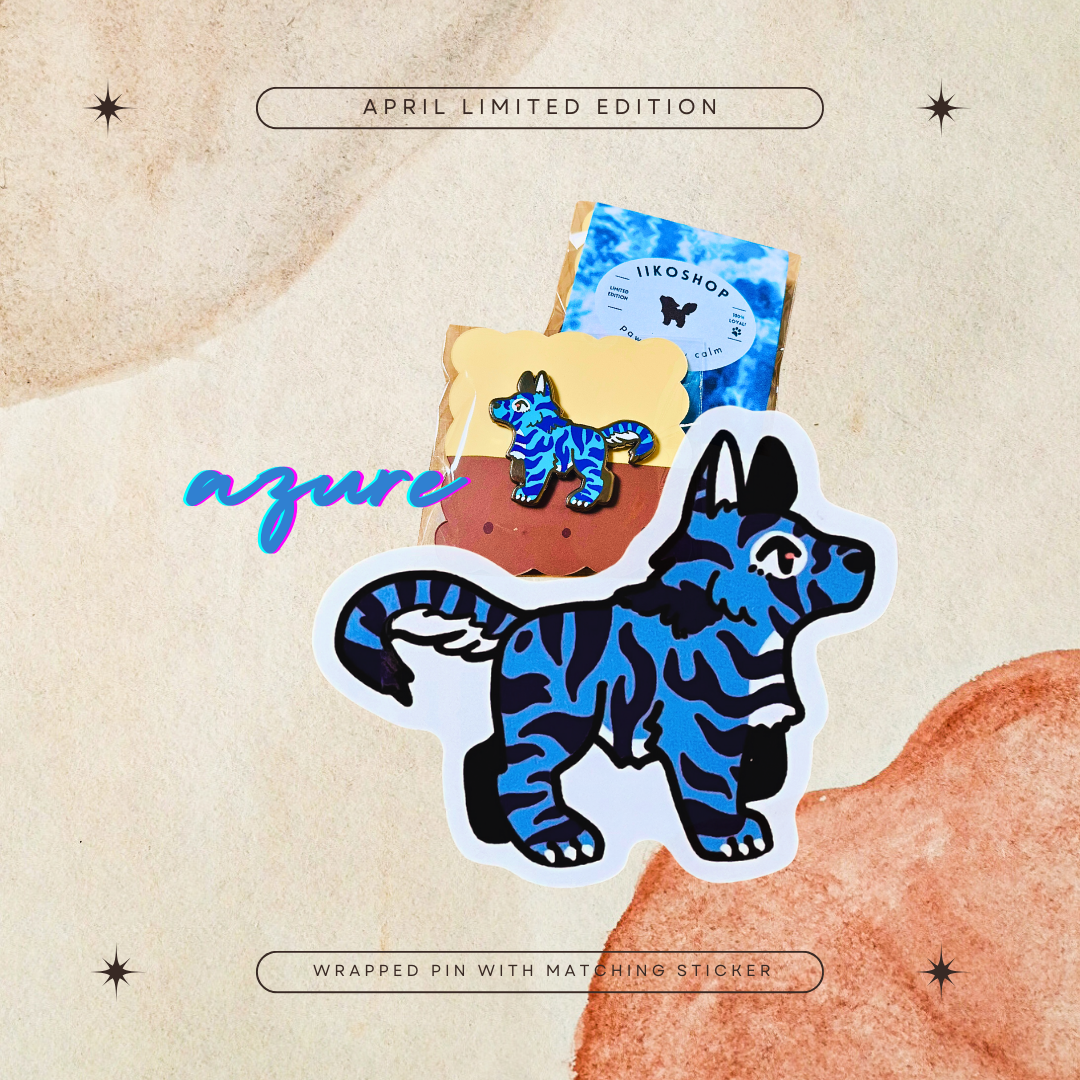 Azure Tiger Pin • APR '24 LIMITED EDITION