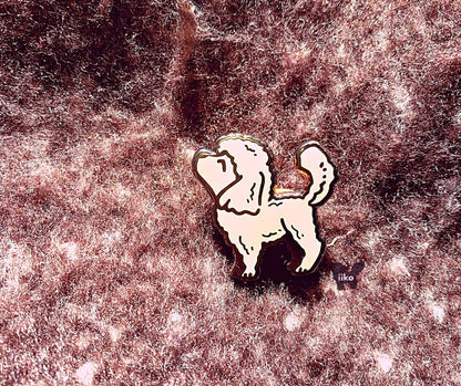 Apricot Poodle Pin • NO RESTOCK - iikoshop - Pin