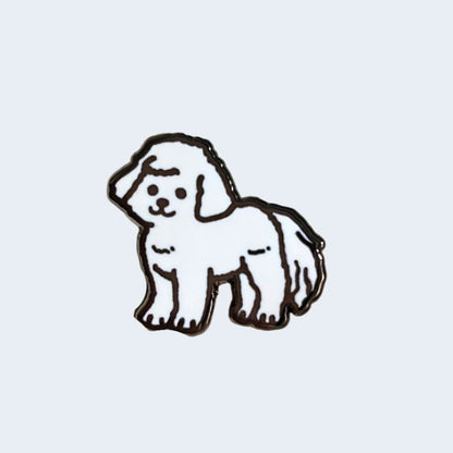 Bichon Frise Pin • NO RESTOCK - iikoshop - Pin