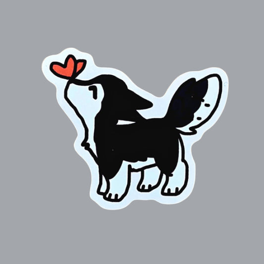 Black Husky Sticker - iikoshop - Sticker