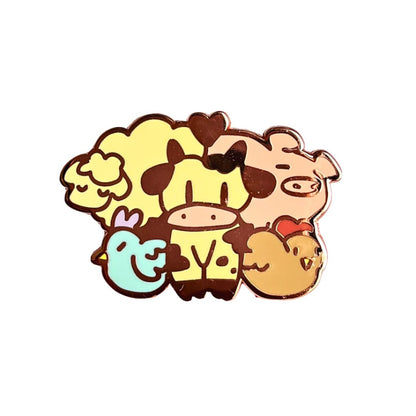 Blue Chicken Farm Animals Pin • NO RESTOCK - iikoshop - Pin