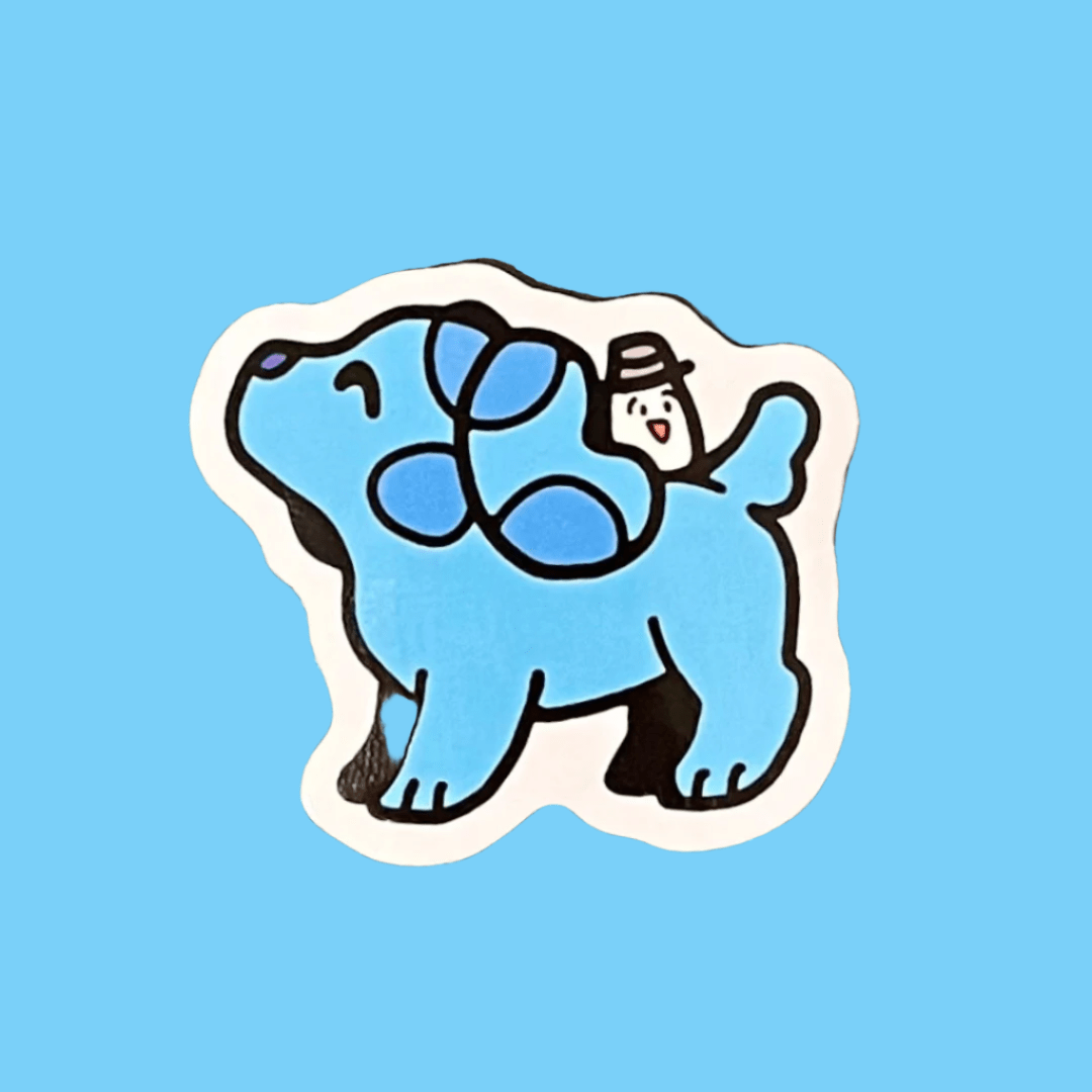 Blue Sticker - iikoshop - Sticker