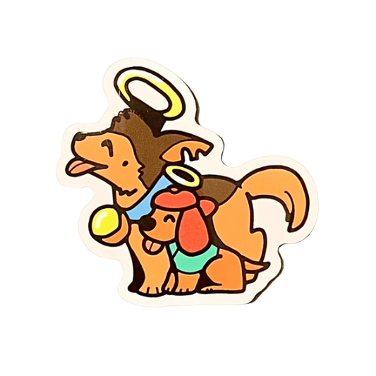 Charlie & Itchy Sticker