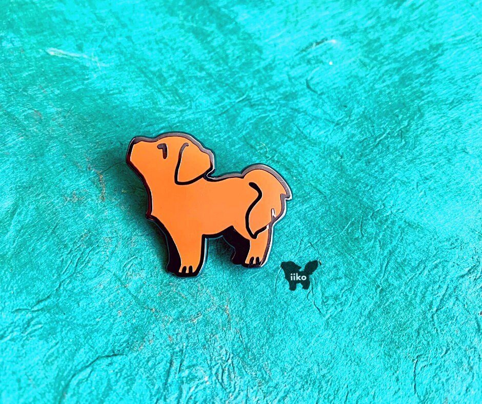 Chocolate Labrador Retriever Pin • NO RESTOCK - iikoshop - Pin