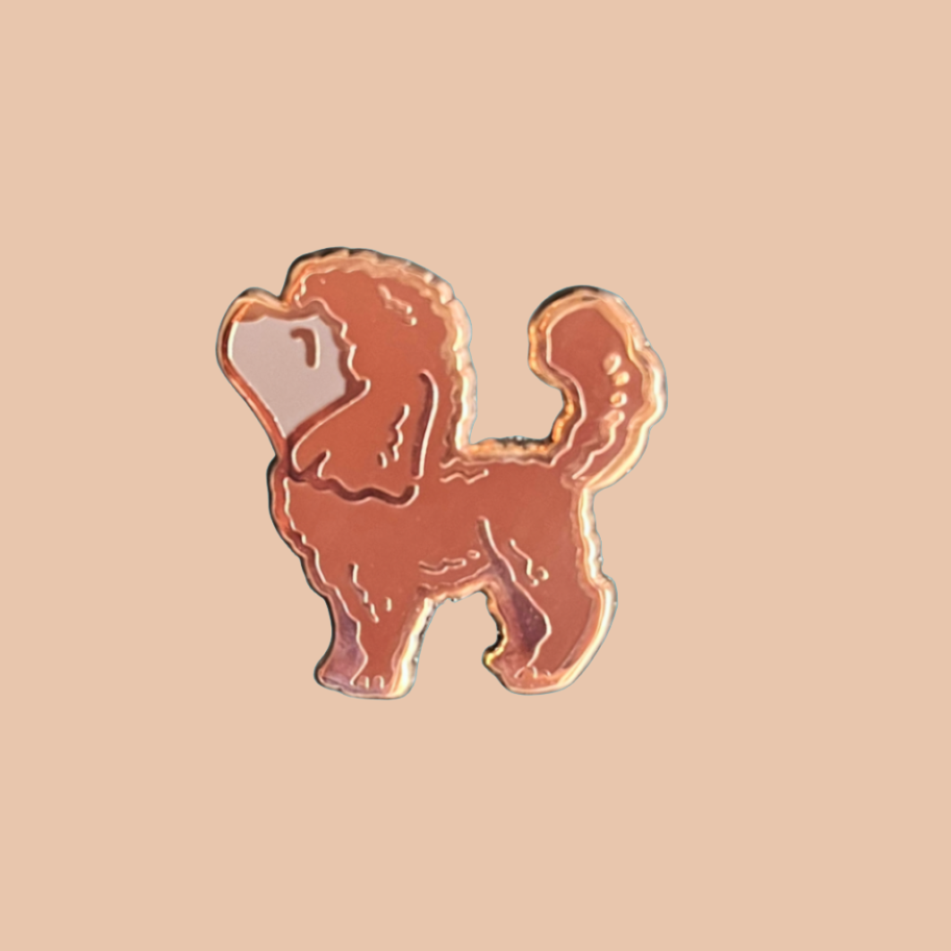 Dates Poodle Pin • NO RESTOCK