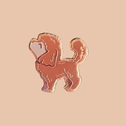 Dates Poodle Pin