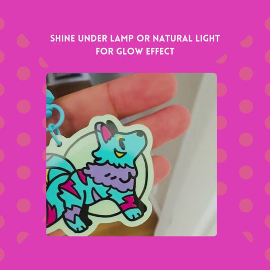 Starlette Glow-in-the-dark Keychain