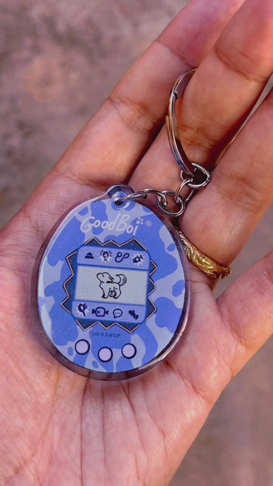 Cobalt Dino GoodBoi-tachi Keychain • NOV '23 LIMITED EDITION