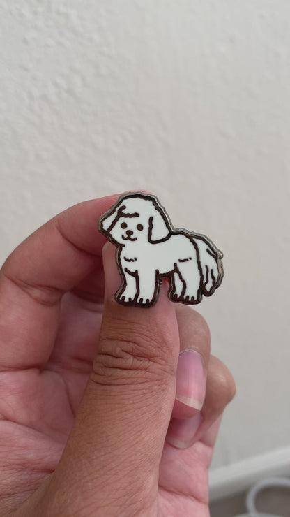 Bichon Frise Pin • NO RESTOCK