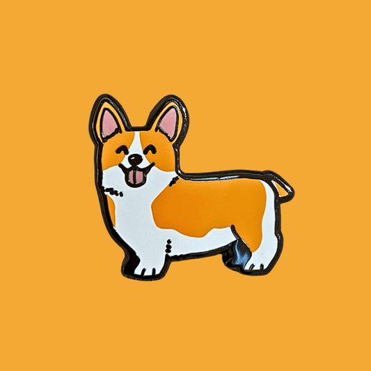 Red Corgi Pin • NO RESTOCK - iikoshop - Pin