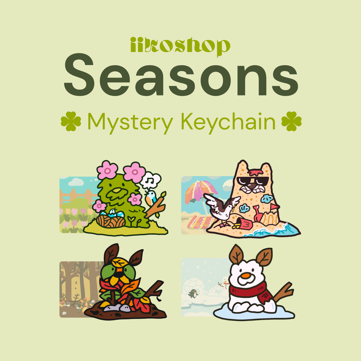 Seasons Keychain: Mystery Edition