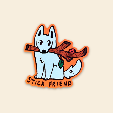 Stick Friend Sticker
