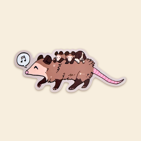 Possum Friend Sticker