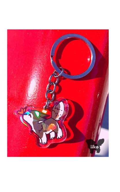 Good Boi Keychains: Mr. Fox, Death, and Husky - iikoshop